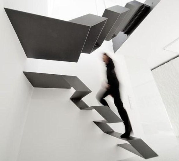 Büro-Loft F27 Floating Stairs by Schlosser + Partner