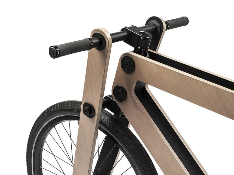 Ξύλινο ποδήλατο Sandwichbike από τον Basten Leijh.