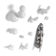 Κρεμάστρες Τοίχου Bubbles Σετ των 5 (Λευκό) - Mogg