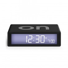 Ψηφιακό Επιτραπέζιο Ρολόι / Ξυπνητήρι Flip+ (Μαύρο) - LEXON