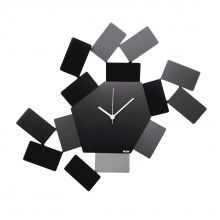 Ρολόι Τοίχου "La Stanza dello Scirocco" (Μαύρο) - Alessi