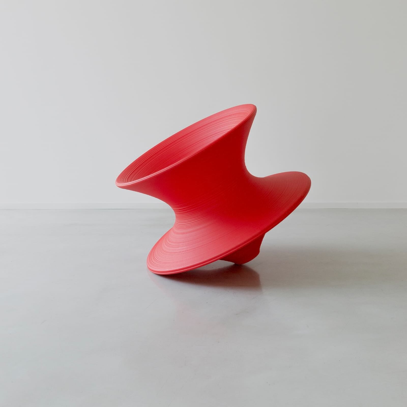 Magis Spun Rotating Chair Red Design Is This