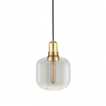 Amp Lamp Small (Smoke / Brass) - Normann Copenhagen