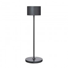 FAROL Mobile LED Outdoor Table Lamp (Gunmetal) - Blomus 