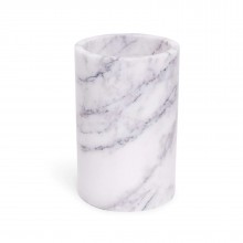 White Marble Vase / Wine Cooler (Blanco Ibiza)