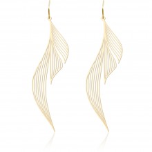 Ripple Earrings M (Gold) - Moorigin