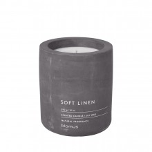 Scented Candle FRAGA L Soft Linen - Blomus