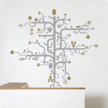 Tree Gold Wall Sticker - Domestic