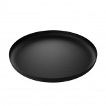 Round Tray with Relief Decoration (Black) - Alessi