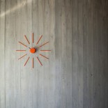 Urchin Wall Clock (Orange/Grey) - KLOX